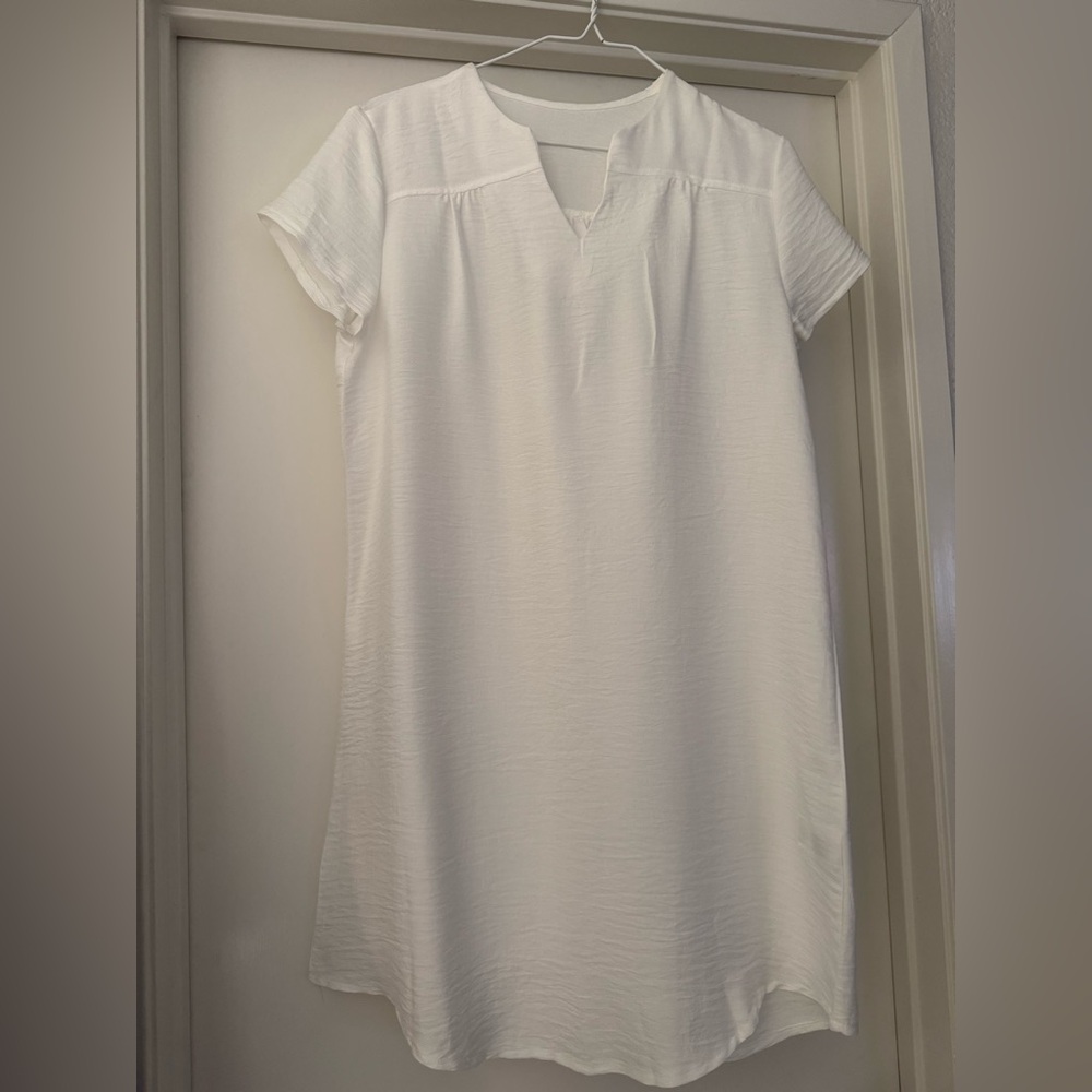 SHEIN White Short Sleeve Dress